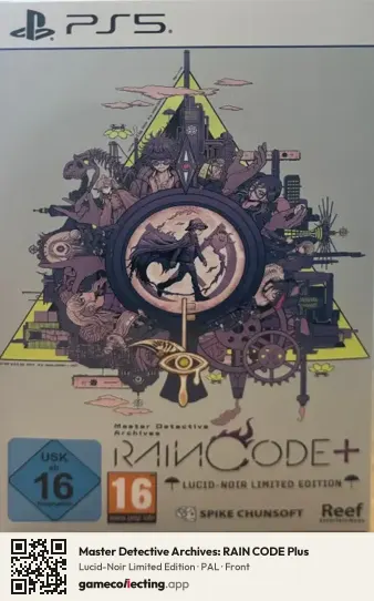 Master Detective Archives: RAIN CODE Plus PlayStation 5, PAL box front