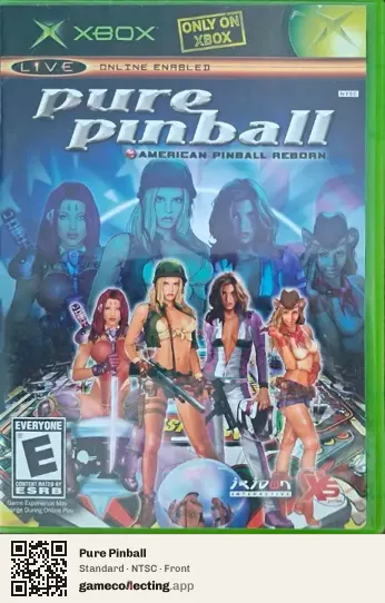 Pure Pinball Xbox, NTSC box front