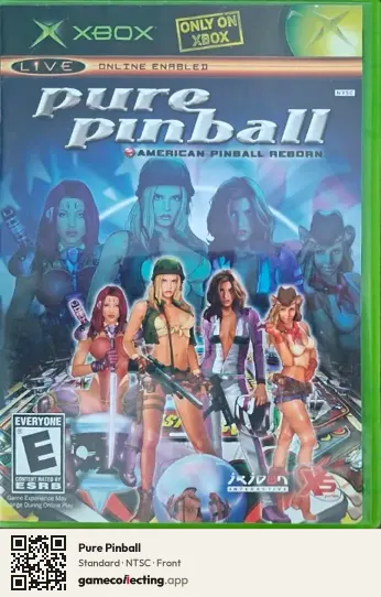 Pure Pinball Xbox, NTSC box front