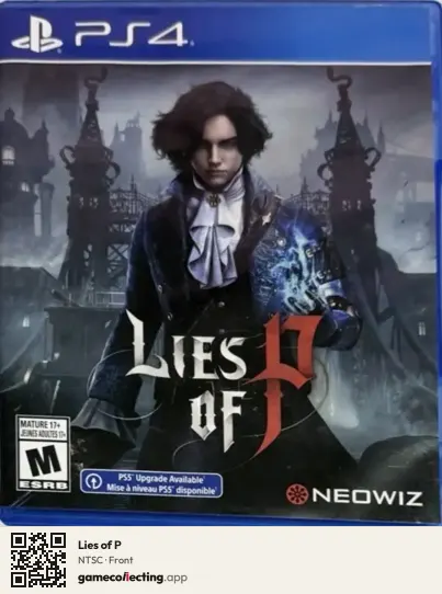Lies of P PlayStation 4, NTSC box front