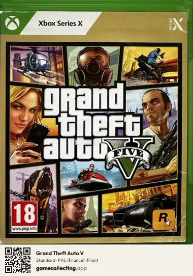 Grand Theft Auto V Xbox Series X, France box front