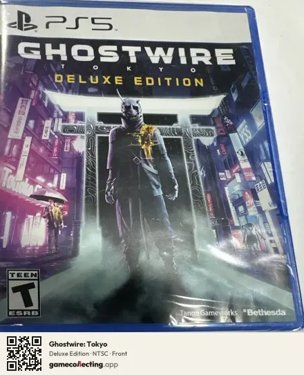 Ghostwire: Tokyo PlayStation 5, NTSC box front