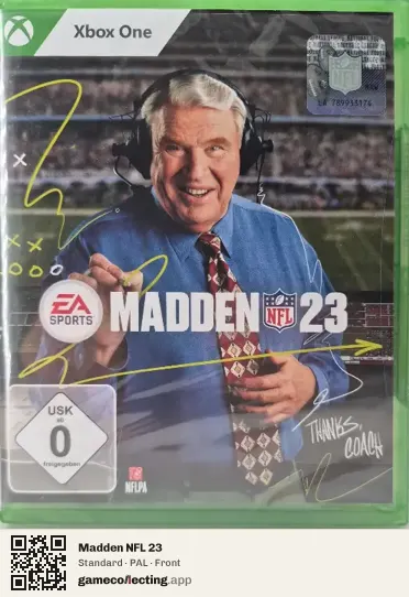 Madden NFL 23 Xbox One, PAL box front