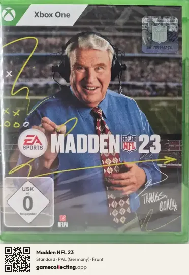 Madden NFL 23 Xbox One, Germany box front
