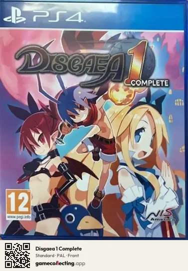 Disgaea 1 Complete PlayStation 4, PAL box front