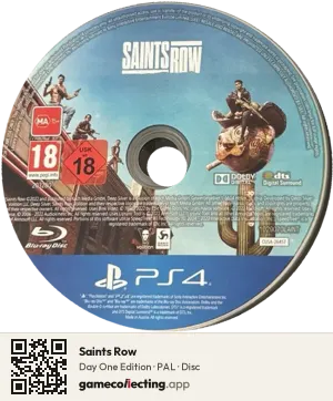 Saints Row PlayStation 4, PAL disc