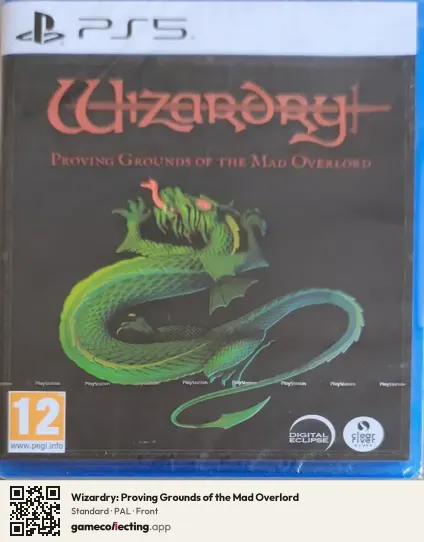 Wizardry: Proving Grounds of the Mad Overlord PlayStation 5, PAL box front