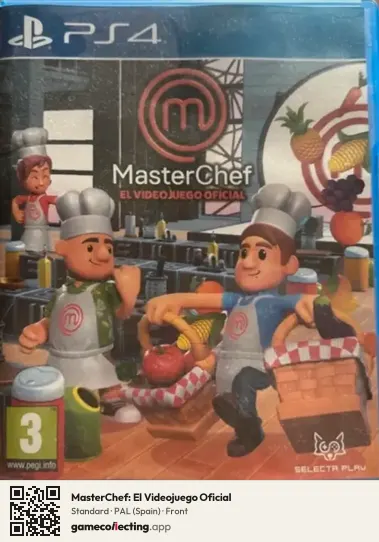 MasterChef: El Videojuego Oficial PlayStation 4, Spain box front