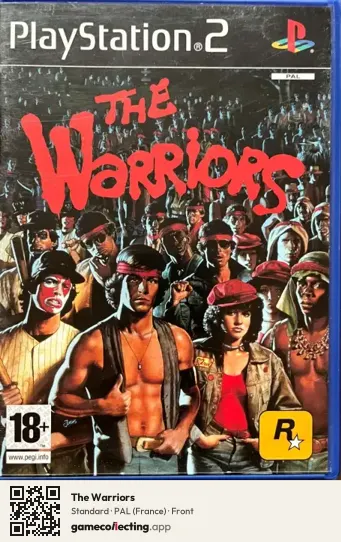 The Warriors PlayStation 2, France box front