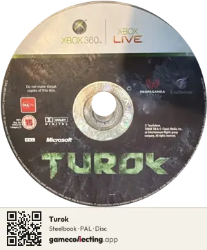 Turok Xbox 360, PAL disc