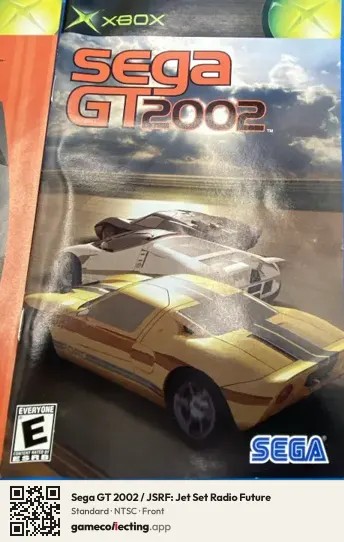 Sega GT 2002 / JSRF: Jet Set Radio Future Xbox, NTSC box front