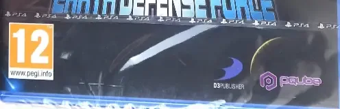 Earth Defense Force 5, the PEGI square on its front