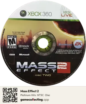 Mass Effect 2 Xbox 360, NTSC disc