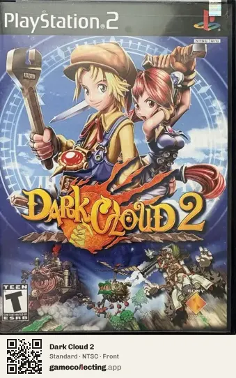 Dark Cloud 2 PlayStation 2, NTSC box front