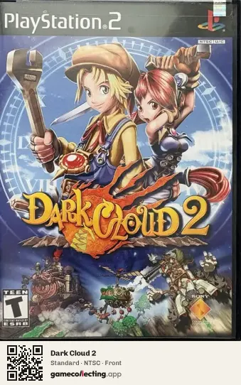 Dark Cloud 2 PlayStation 2, NTSC box front