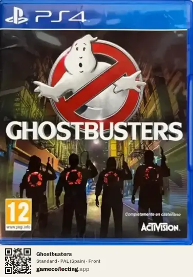 Ghostbusters PlayStation 4, Spain box front