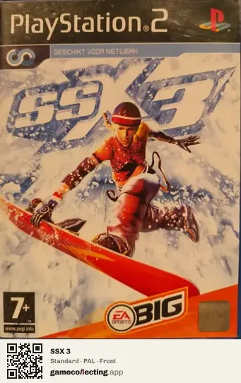 SSX 3 PlayStation 2, PAL box front