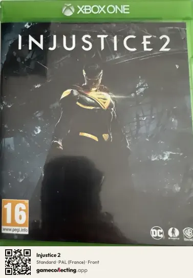 Injustice 2 Xbox One, France box front