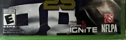 Madden NFL 25 (2013), the ESRB box on its front