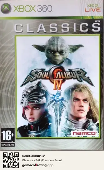 SoulCalibur IV Xbox 360, France box front