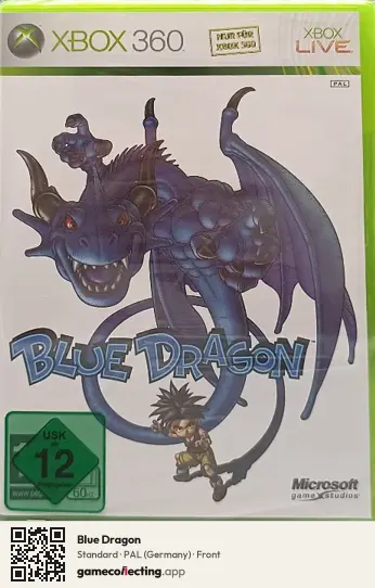 Blue Dragon Xbox 360, Germany box front