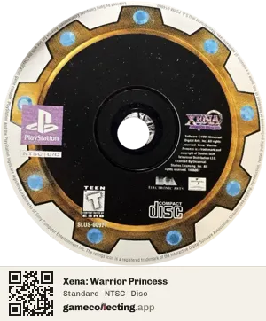 Xena: Warrior Princess PlayStation, NTSC disc