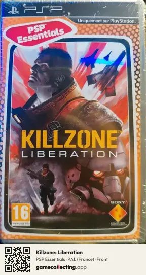 Killzone: Liberation PlayStation Portable, France box front