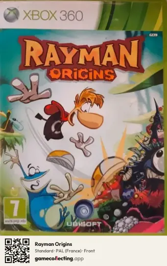 Rayman Origins Xbox 360, France box front