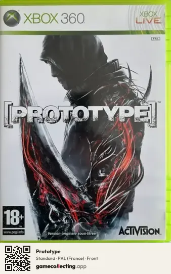Prototype Xbox 360, France box front