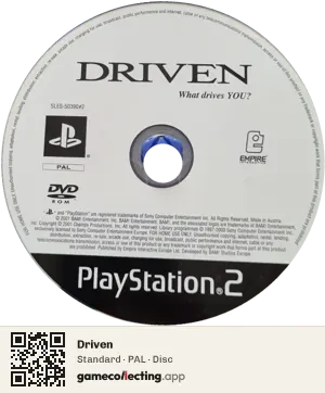 Driven PlayStation 2, PAL disc
