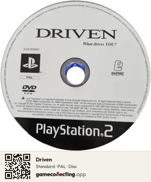 Driven PlayStation 2, PAL disc