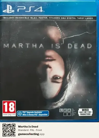 Martha Is Dead PlayStation 4, PAL box front