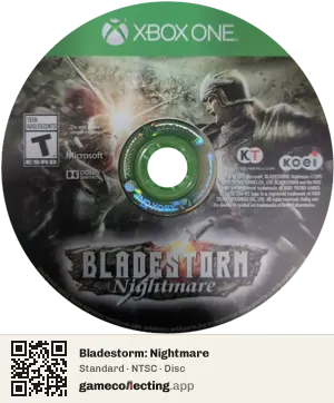 Bladestorm: Nightmare Xbox One, NTSC disc