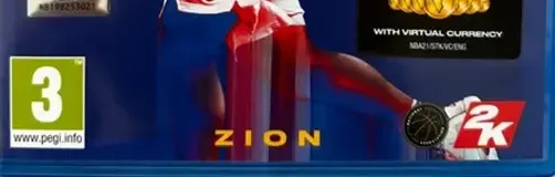 NBA 2K21, the PEGI square on its front