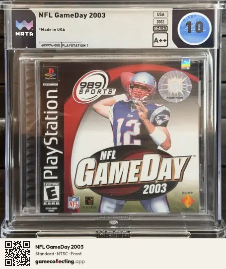 NFL GameDay 2003 PlayStation, NTSC box front