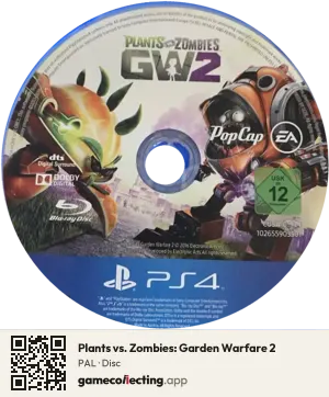 Plants vs. Zombies: Garden Warfare 2 PlayStation 4, PAL disc