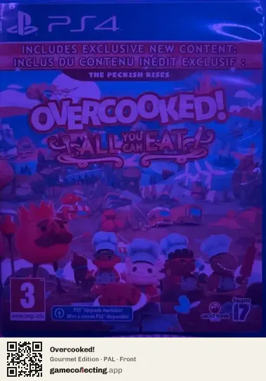 Overcooked! PlayStation 4, PAL box front