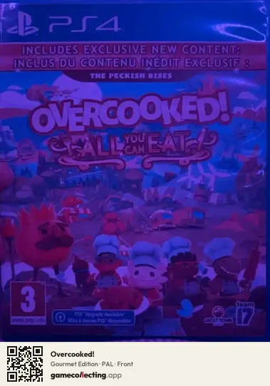 Overcooked! PlayStation 4, PAL box front