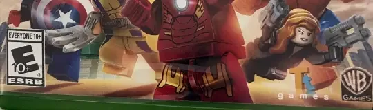 LEGO Marvel Super Heroes, the ESRB box on its front