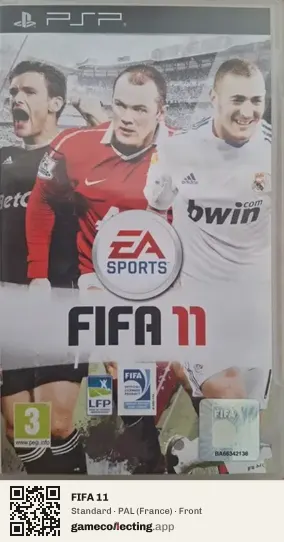 FIFA 11 PlayStation Portable, France box front