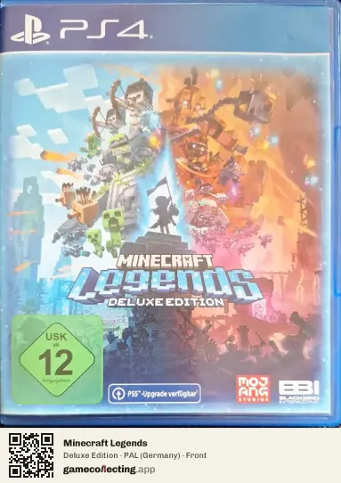 Minecraft Legends PlayStation 4, Germany box front
