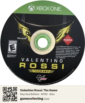 Valentino Rossi: The Game Xbox One, NTSC disc