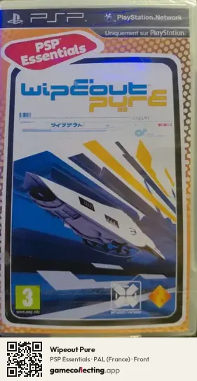 Wipeout Pure PlayStation Portable, France box front