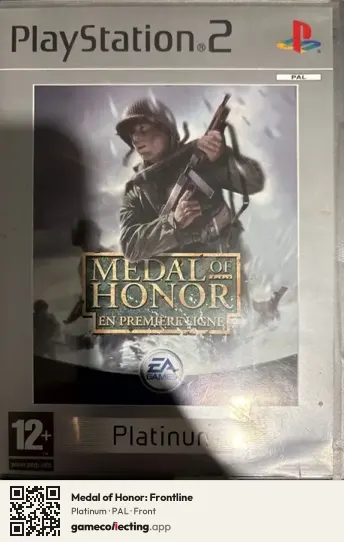 Medal of Honor: Frontline PlayStation 2, PAL box front