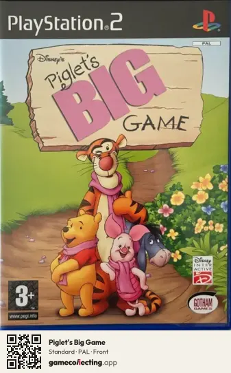Piglet's Big Game PlayStation 2, PAL box front