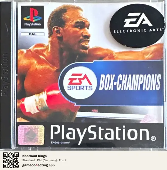 Knockout Kings PlayStation, Germany box front
