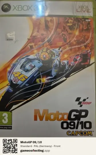 MotoGP 09/10 Xbox 360, Germany box front