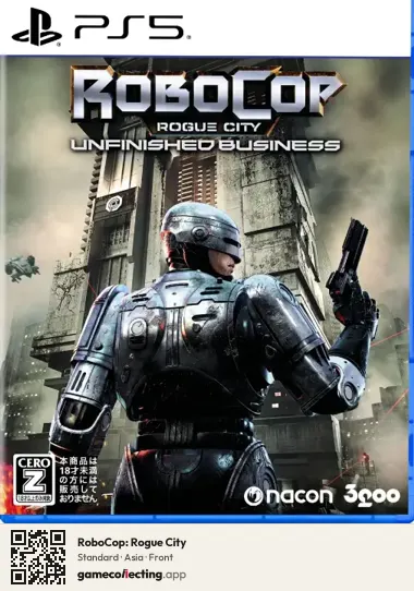 RoboCop: Rogue City PlayStation 5, Asia box front