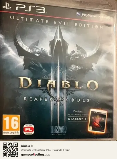 Diablo III PlayStation 3, Poland box front