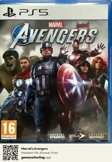 Marvel's Avengers PlayStation 5, France box front